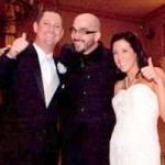 Brittany and Greg at their wedding in Mansfield, TX